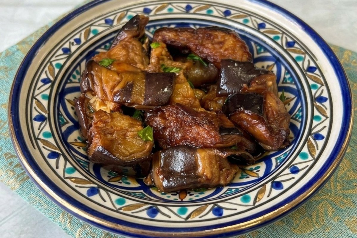 Salade Aubergines Frits
